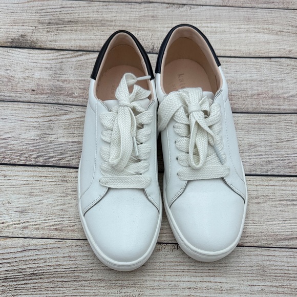 kate spade Shoes - Kate Spade White Sneakers with Black Accents